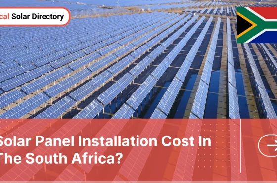What is the solar panel installation cost in South Africa? [2026]